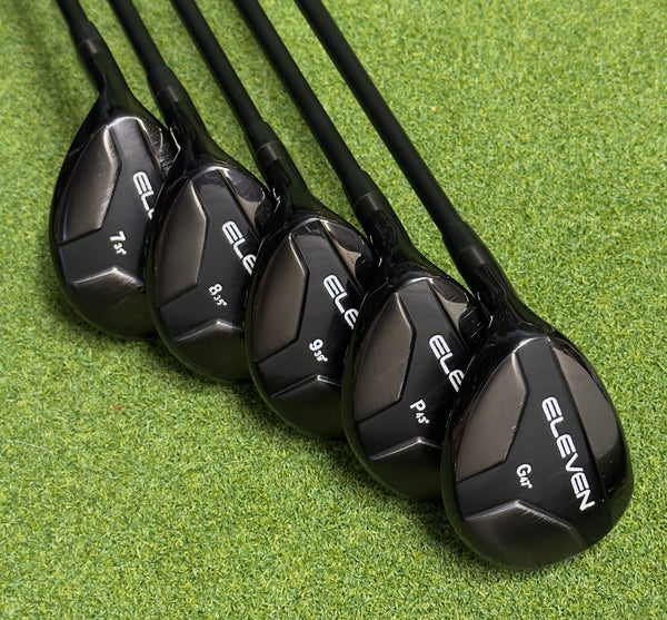 •LH• Eleven Golf Hybrid Set 7-PW / GW Left Handed Regular Flex