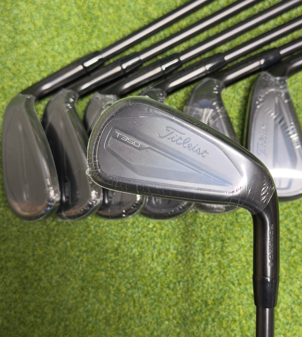 Titleist T350 Black Vapor “Limited Edition” Iron Set 5-PW/48° Right Handed Regular Flex