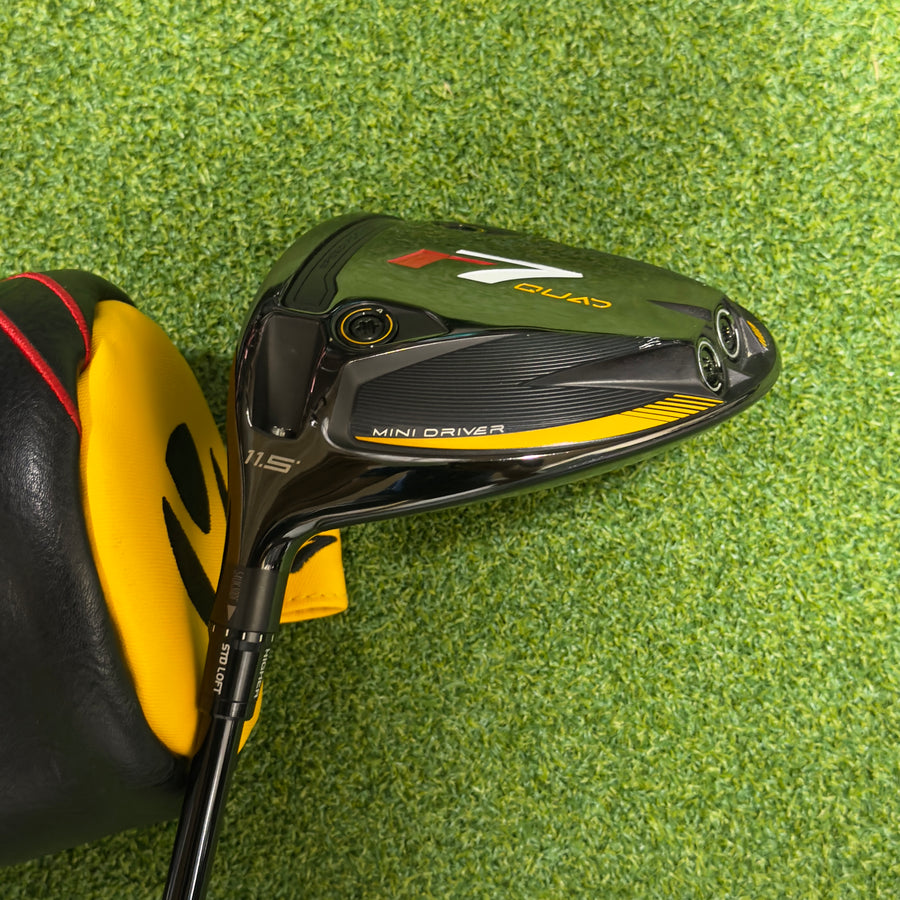 •LH• TaylorMade R7 Quad Mini Driver Left Handed Regular Flex